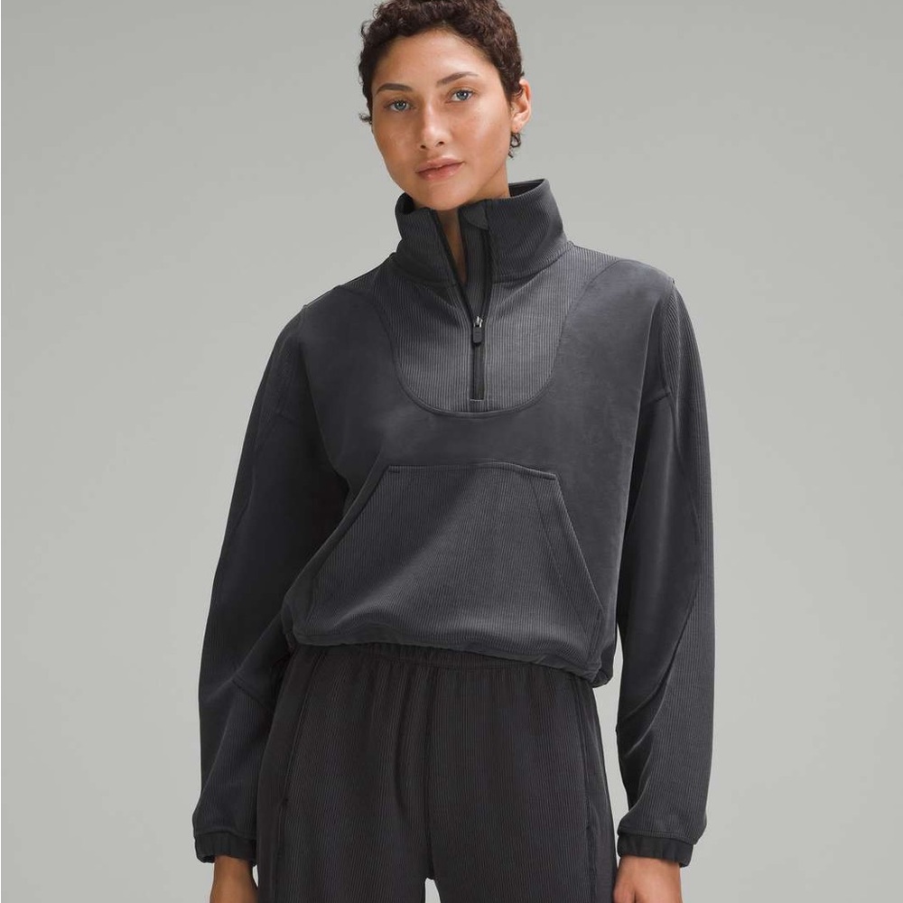 Lululemon Brushed Softstreme Ribbed Half Zip NWT